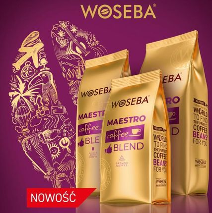 Woseba Maestro Blend, Kawa Ziarnista, 1Kg - zdjęcie 2
