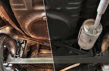 Corr-Stal Farba Na Rdzę Ocynk Aluminium Stal Metal Czarna 1L - zdjęcie 2