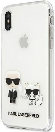 Karl Lagerfeld iPhone X/Xs hardcase Transparent Karl & Choupette (KLHCPXCKTR) - zdjęcie 4