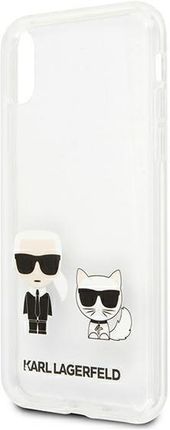 Karl Lagerfeld iPhone X/Xs hardcase Transparent Karl & Choupette (KLHCPXCKTR) - zdjęcie 5