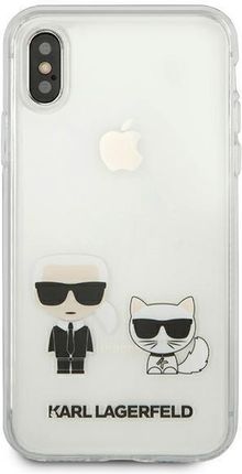 Karl Lagerfeld iPhone X/Xs hardcase Transparent Karl & Choupette (KLHCPXCKTR) - zdjęcie 6