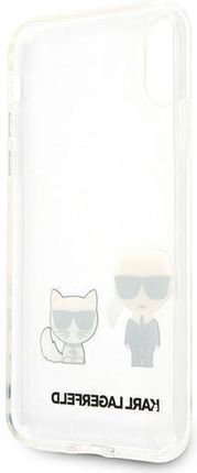 Karl Lagerfeld iPhone X/Xs hardcase Transparent Karl & Choupette (KLHCPXCKTR) - zdjęcie 3