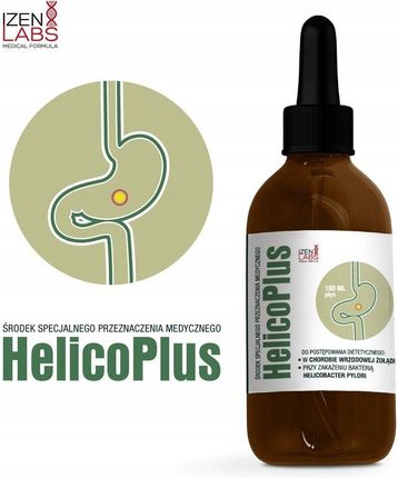 Organis Helicoplus - Helicobacter Pylori - 100 Ml Krople Izen Herbs - zdjęcie 2