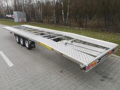 Zdjęcie Przyczepa laweta aluminowa na dwa auta 3500 kg - Olsztyn
