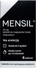 Mensil 25mg 8tabl.
