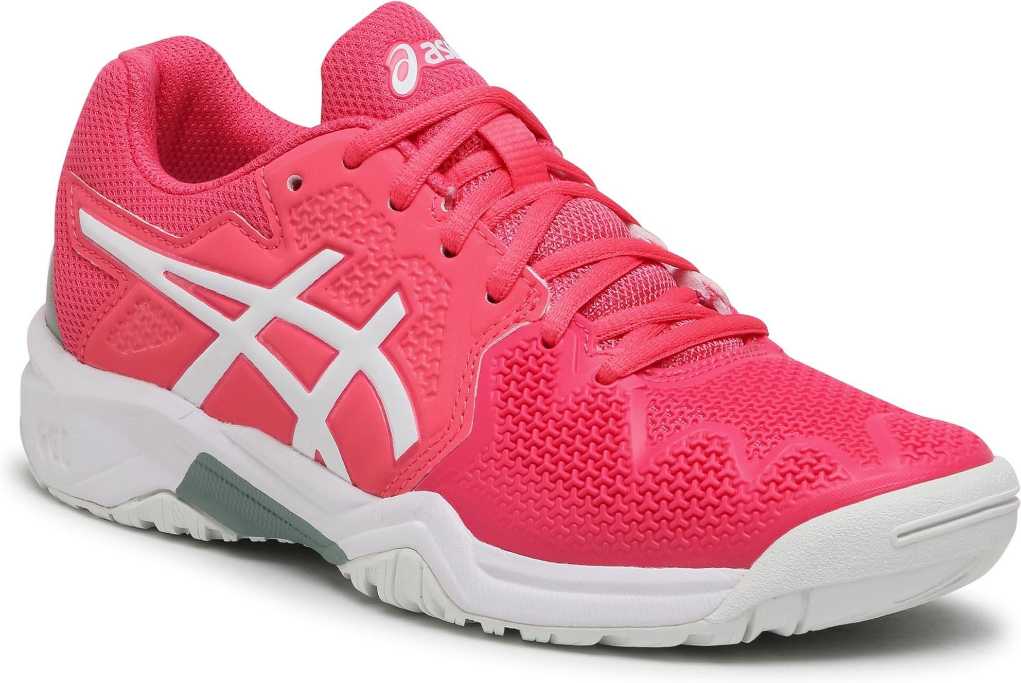 Asics Buty Gel Resolution Gs A Pink Cameo White Ceny I