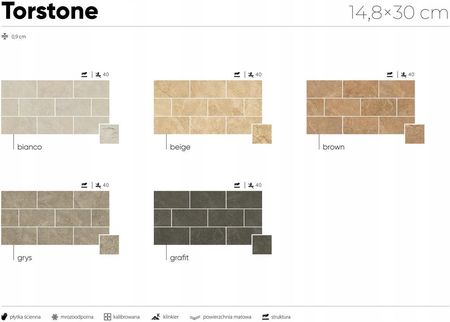 Cerrad Torstone Bianco 14,8X30 - zdjęcie 2