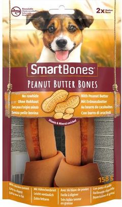 Smartbones Peanut Butter Medium Gryzak Dla Psów Ras Średnich Masło Orzechowe 2szt. - zdjęcie 2