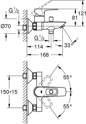 Grohe Bauloop Chrom 23602001 - zdjęcie 4