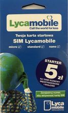 Zdjęcie Lycamobile - karta SIM 5 zł na koncie do wykorzystania - Puławy