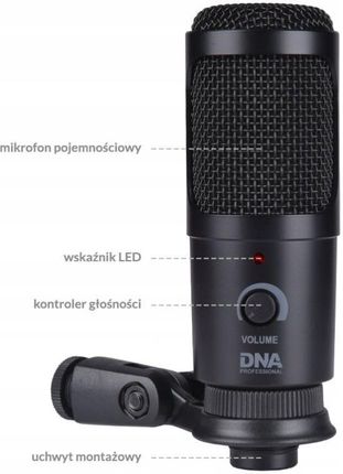Dna Cm Usb Kit Mikrofon Pojemnościowy Usb Zestaw Ramię Pop Filtr Kabel - zdjęcie 5