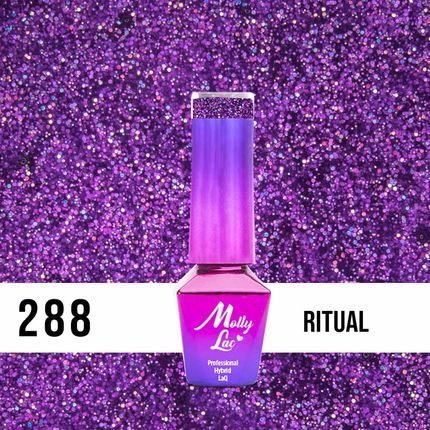 Molly Lac Lakier hybrydowy Mollylac Starrily Ritual 5ml Nr 288 - zdjęcie 3