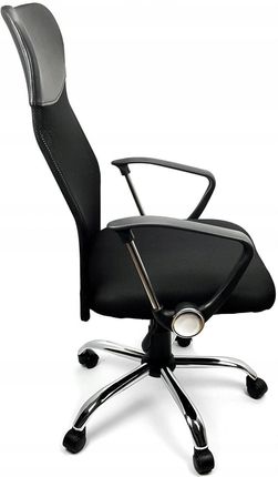 Hexagon Fotel Biurowy Obrotowy Executive Czarny - zdjęcie 4
