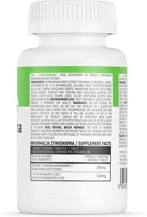 OstroVit Ashwagandha 200tabl. - zdjęcie 2