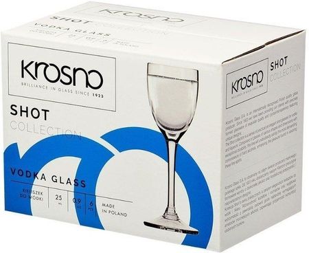 Krosno S.A. Kieliszki Do Wódki Shot Collection 25Ml - zdjęcie 3
