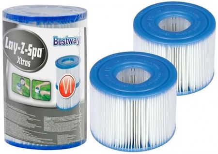 Bestway Wkład filtracyjny TYP VI 10,6x8cm 2szt. (60311) - zdjęcie 2