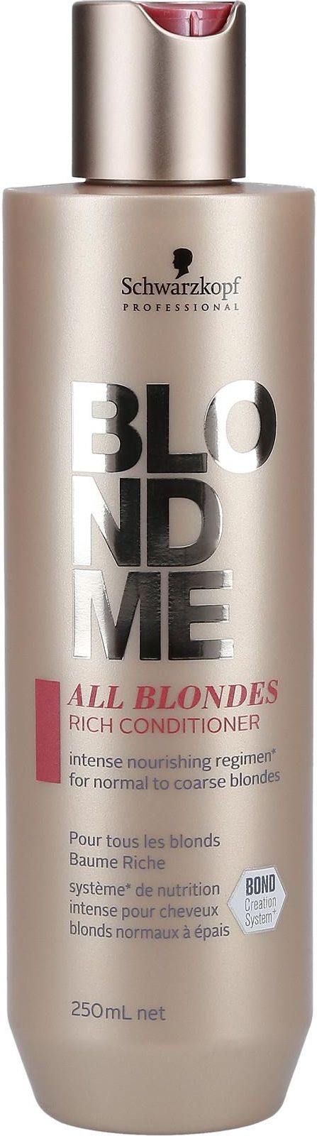 Od Ywka Do W Os W Schwarzkopf Blondme Bond All Blondes Rich Conditioner