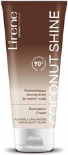 Zdjęcie Krem Lirene Coconut Shine Rozświetlający Złocisty na dzień i noc 50ml - Borek Wielkopolski
