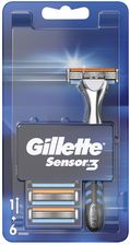Zdjęcie Gillette Sensor 3 Football Maszynka Do Golenia + Ostrza Wymienne 6 Szt - Kielce