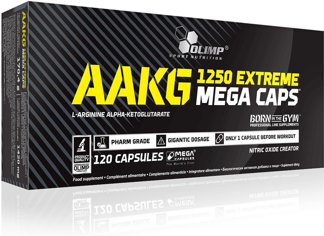 Olimp Aakg 1250 Extreme Mega Caps Arginina Ceny I Opinie Ceneo Pl