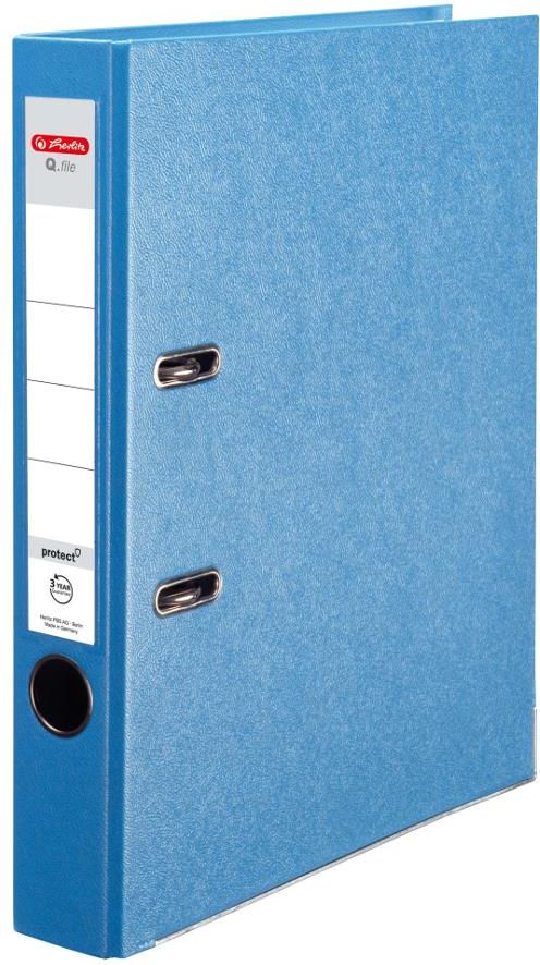 Herlitz Segregator Q File A4 5 Cm Aqua Ceny I Opinie Ceneo Pl