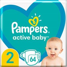 Zdjęcie Pampers Pieluchy Active Baby Rozmiar 2, 64Szt. - Bełchatów