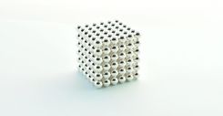 Top Magnesy NeoCube Kulki Magnetyczne 6mm duże 216szt. Srebrn