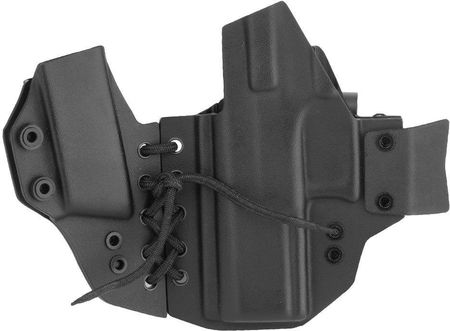 Doubletap Gear Kabura Wewnętrzna Kydex Appendix Elastic Iwb Z Ładownicą Do Cz P-10 C Czarny - zdjęcie 2