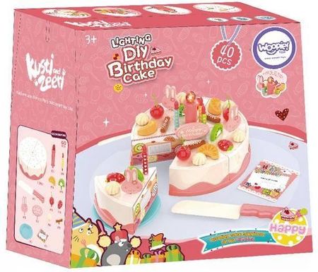Woopie Tort Urodzinowy Do Krojenia Świeczki Owoce 40El. - zdjęcie 4