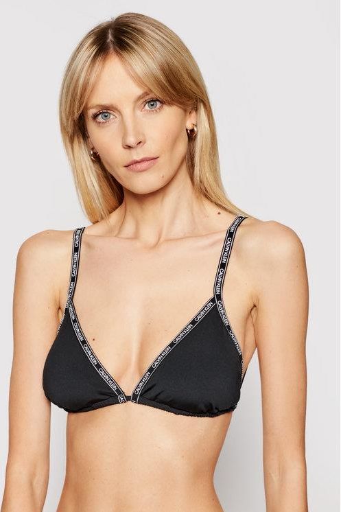 Calvin Klein Swimwear Góra Od Bikini Triangle Kw0Kw01272 Czarny Ceny