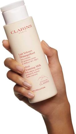 Clarins Aksamitne Mleczko Do Demakijażu Z Alpejskimi Ekstraktami Z Gencjany I Melisy 200Ml - zdjęcie 2