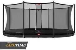 Zdjęcie Berg Trampolina Grand Favorit Inground 520 Czarna Z Siatką Ochronną Comfort - Wieleń