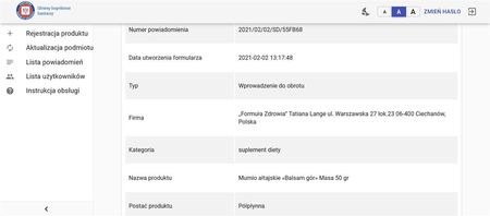 Mumio Ałtajskie Balsam Gór 50 g - zdjęcie 2