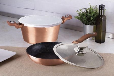 Berlinger Haus Zestaw Garnków Berlingerhaus Rose Gold 4El.. (BH6200) - zdjęcie 3