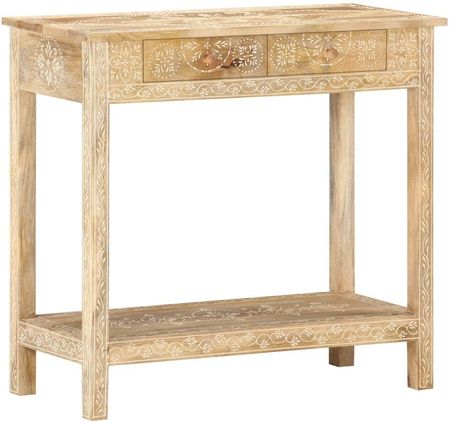 Vidaxl Lumarko Stolik Typu Konsola 80X35X74cm Lite Drewno Mango 111152 - zdjęcie 5