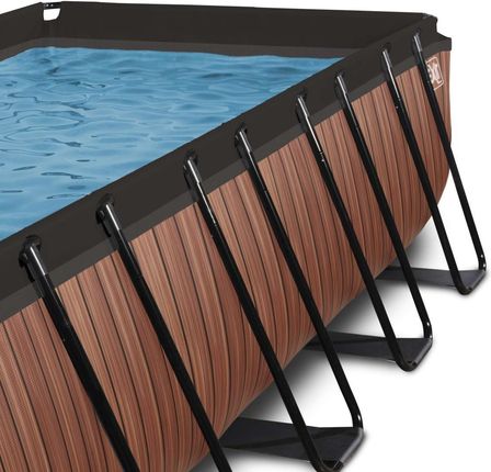 Basen Exit Wood Brązowy Prostokątny 540x250x122cm - zdjęcie 3