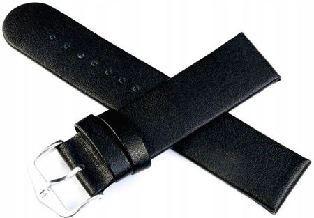 Czarny pasek skórzany 28 mm HIRSCH Scandic 17852050-2-28 M - zdjęcie 3