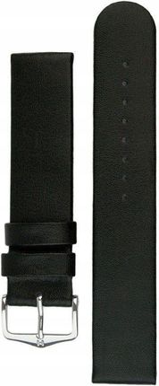Czarny pasek skórzany 28 mm HIRSCH Scandic 17852050-2-28 M - zdjęcie 4