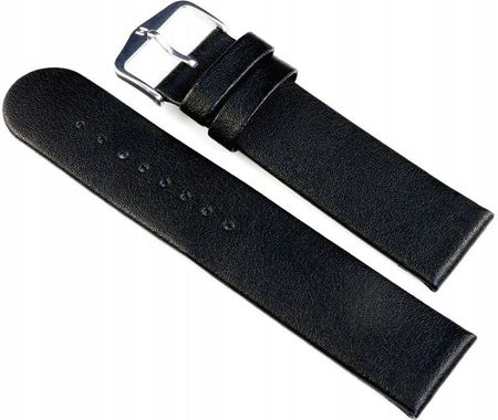 Czarny pasek skórzany 28 mm HIRSCH Scandic 17852050-2-28 M - zdjęcie 5