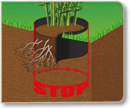 Nature Bariera Korzeniowa 0,7 X 3 M, Hdpe, Czarna, 6030226 - zdjęcie 3