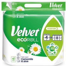 Zdjęcie Velvet ECOroll Papier toaletowy z rumiankiem i aloesem 4 rolki 1szt.  - Kielce