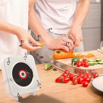 ODTWARZACZ PRZENOŚNY CD GŁOŚNIK BLUETOOTH RADIO (16030000101) - zdjęcie 2