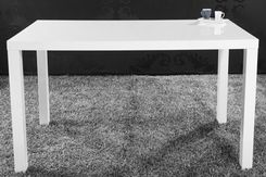Stół barowy Leone 120 cm , wysoki połysk , biały - zdjęcie 1