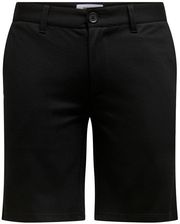 Only & Sons Szorty materiałowe Mark 22018667 Czarny Regular Fit