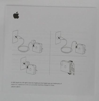 APPLE ZASILACZ MAGSAFE 45W MACBOOK AIR GW FV A1374 - zdjęcie 2