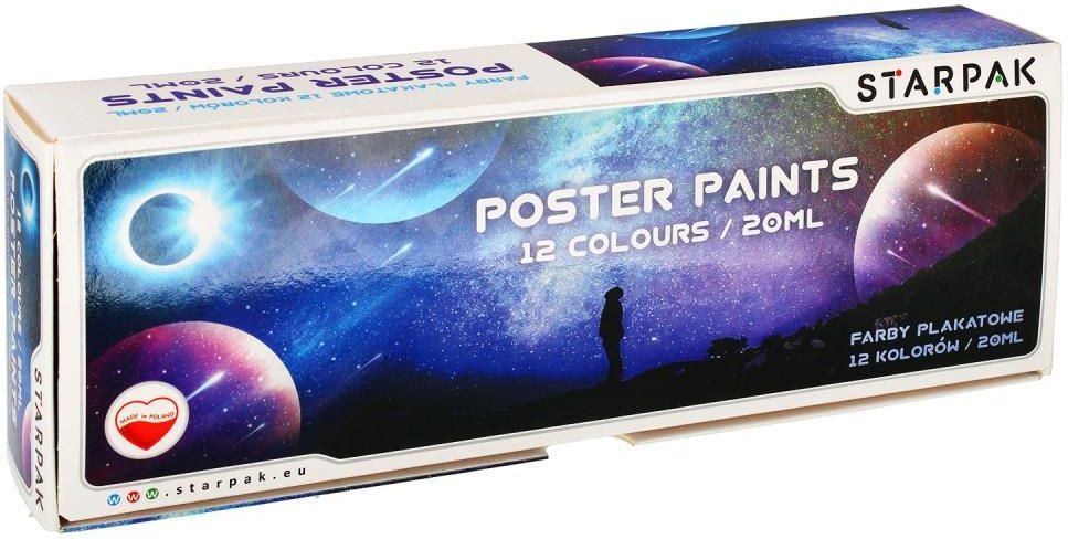 Zdjęcie Farby Plakatowe 12 Kolorów Space 472914 - Prószków