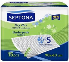Zdjęcie Septona Dry Plus Zapachowe podkłady higieniczne 90x60cm 15szt. - Świdnica