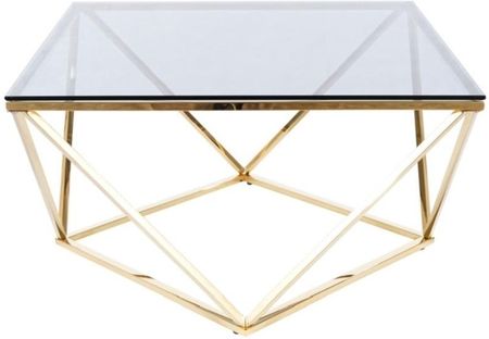 Signal Ława Silver A Szkło Dymione/Złoty 80X80 7894 - zdjęcie 2