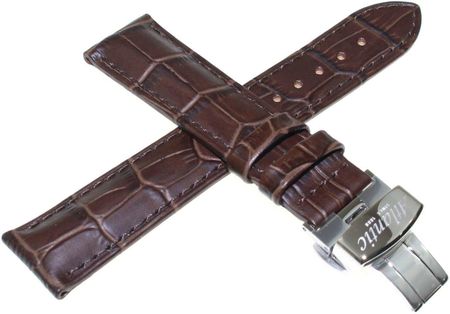 Pasek do zegarka Atlantic 20 mm brązowy - zdjęcie 3