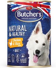 Karma dla psa Butcher's Natural&Healthy Dog z kurczakiem i ryżem pasztet 4x390g - zdjęcie 1